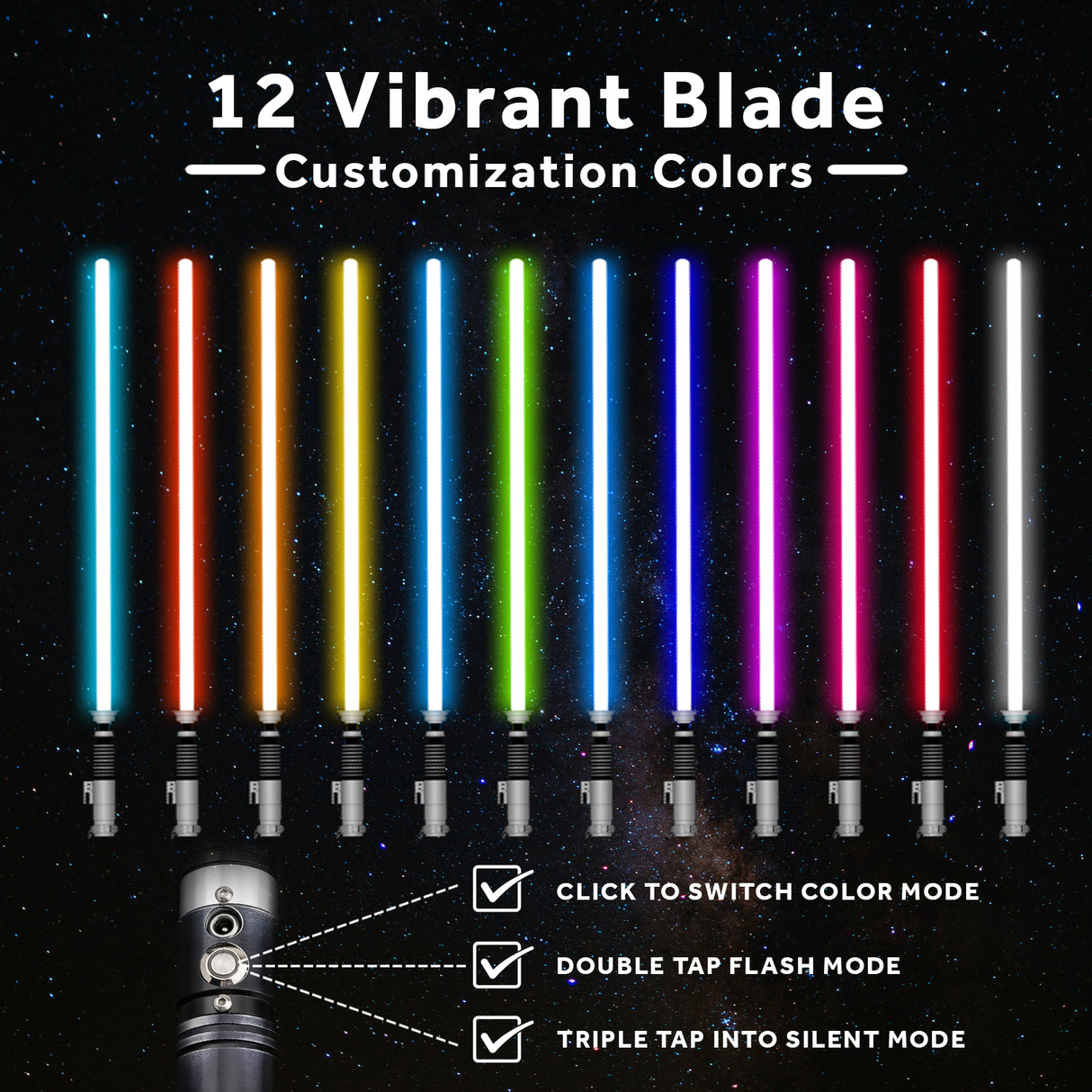 Gleaming Hope Lightsaber